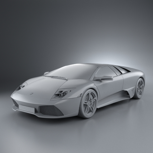 Lamborghini Lighting and Rendering Challenge